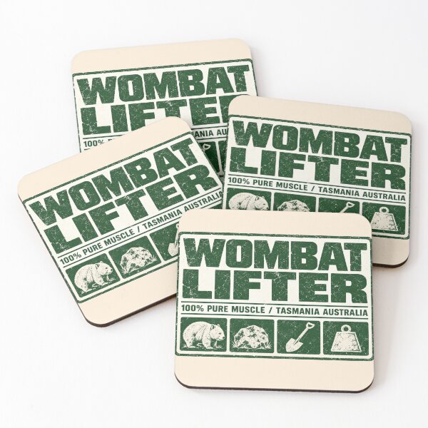 Item preview, Wombat Lifter Tasmania Pure Muscle Gym Australia Workout designed and sold by Yellowriversss.
