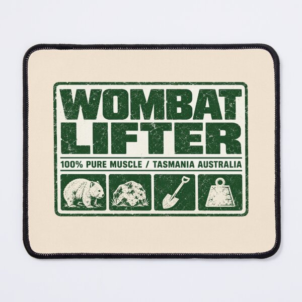 Item preview, Wombat Lifter Tasmania Pure Muscle Gym Australia Workout designed and sold by Yellowriversss.