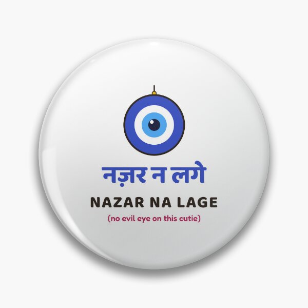 Item preview, Nazar Na Lage (नज़र न लगे) Charm azul contra el mal de ojo para bebé designed and sold by Diya & Dot.