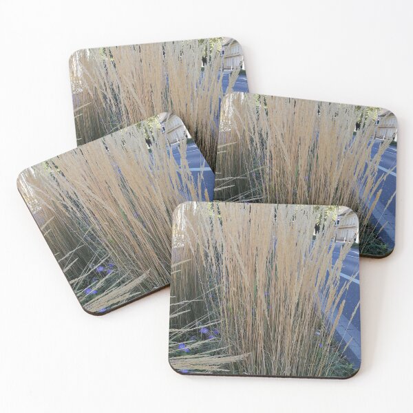 Item preview, Hierba ornamental dorada a lo largo de la calle de la ciudad designed and sold by PhuongVoArt.