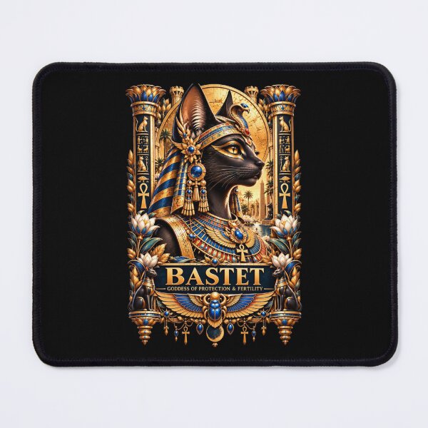 Item preview, Bastet | Egyptian Cat Goddess | Egyptian Art Collection designed and sold by Zaru Art Studio.