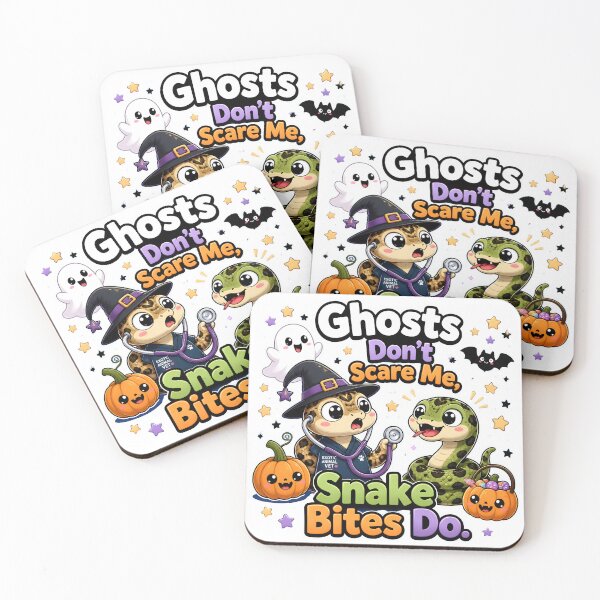 Item preview, Ghosts Don’t Scare Me, Snake Bites Do – Funny Exotic Vet Halloween designed and sold by Bettybee00.