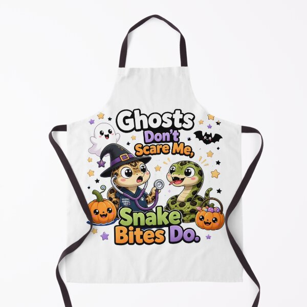 Item preview, Ghosts Don’t Scare Me, Snake Bites Do – Funny Exotic Vet Halloween designed and sold by Bettybee00.
