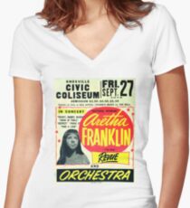 Aretha Women's Fitted V-Neck T-Shirt