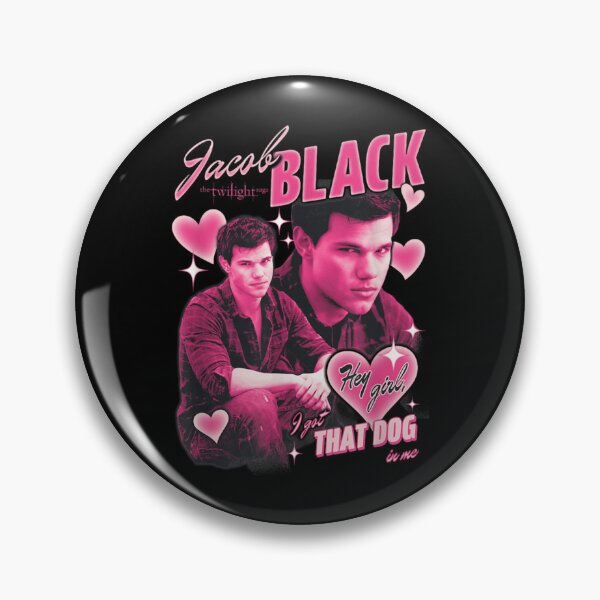 Artikelvorschau, Twilight Team Jacob Pink Hearts entworfen und verkauft von PhaidraKarole.