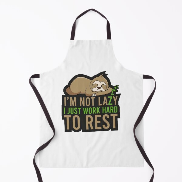 Item preview, I'm Not Lazy I Just Work Hard To Rest Funny Sleeping Sloth designed and sold by Deepsleepstudio.