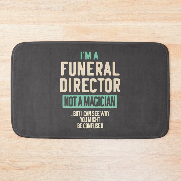 Item preview, Funeral Director Professional Job Title Design for Funeral Service Workers designed and sold by Tlantz95.