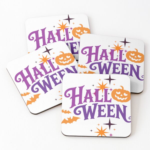 Item preview, Retro Spooky Halloween Pumpkin Bats Mid Century Modern Magic Design designed and sold by     Sela Art .