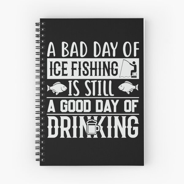 Artikelvorschau, A Bad Day of Ice Fishing, Winter Fishing Shirt entworfen und verkauft von MalwasBasket.