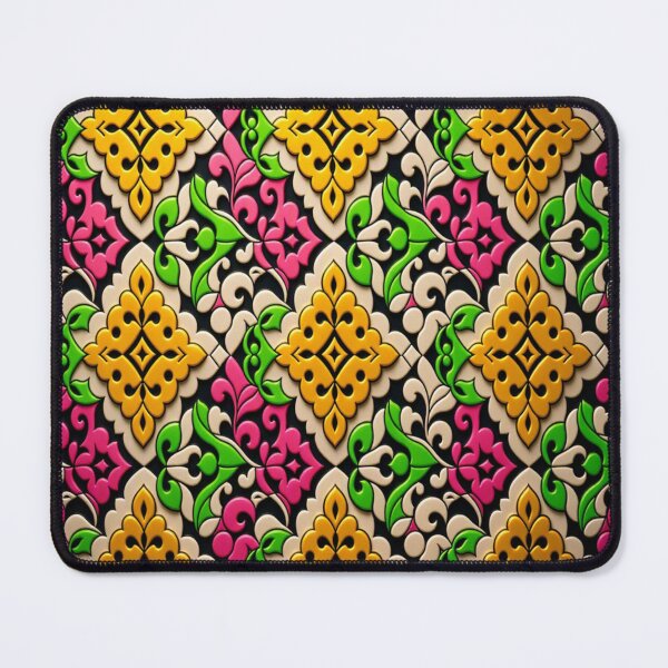 Item preview, 3D Mosaic Eagle Silhouette Art - Colorful Ethnic Geometric Pattern designed and sold by Breezes-of-Ida.
