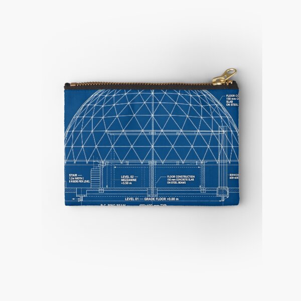 Item preview, Geodesic Dome Blueprint | Structural Cross Section Drawing designed and sold by Robert Lucio.