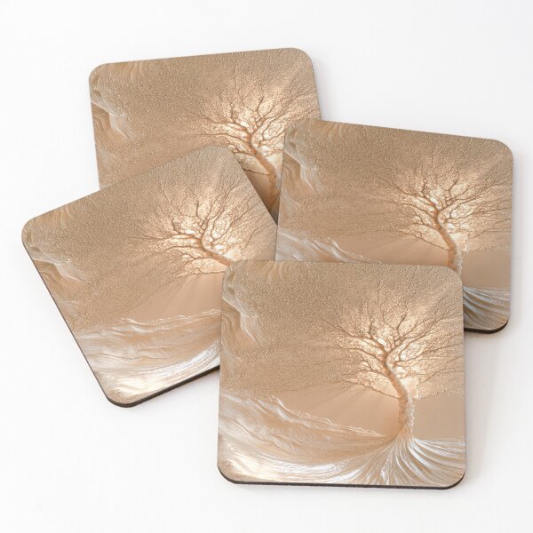Item preview, Golden Tree of Life on Sand Dunes designed and sold by MargaretWiktor.