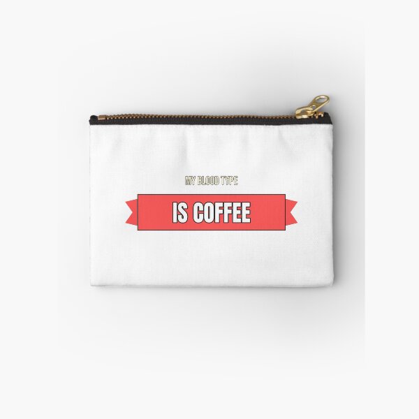 Item preview, "My Blood Type is Coffee" Funny Sarcastic T-Shirt | Adult Humor Tee designed and sold by BellaDiosa.