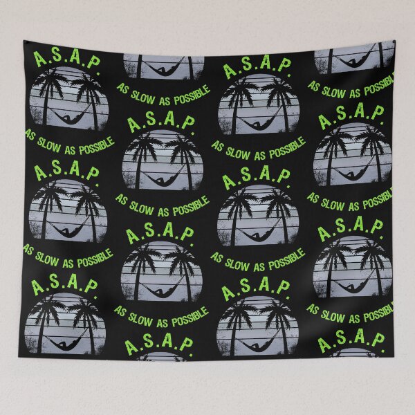 Item preview, AS SLOW AS POSSIBLE UNISEX DESIGN designed and sold by Logiprint.