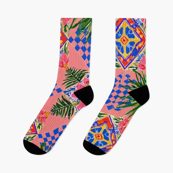 Item preview, Tropical Pink Pattern Quadrille Design designed and sold by RichardRags.