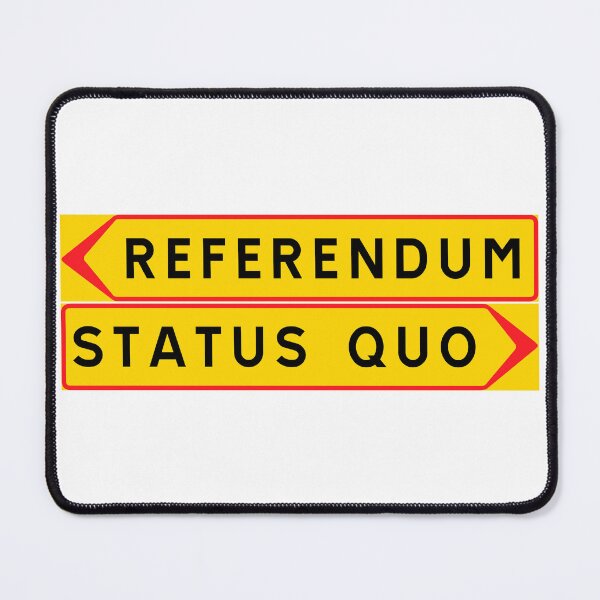 Artikelvorschau, Referendum vs. Status quo entworfen und verkauft von ALF2023.