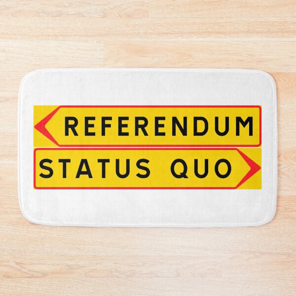 Artikelvorschau, Referendum vs. Status quo entworfen und verkauft von ALF2023.
