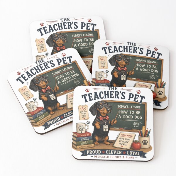 Item preview, Top Dog Teacher Funny Dachshund Teacher designed and sold by vitotheking.