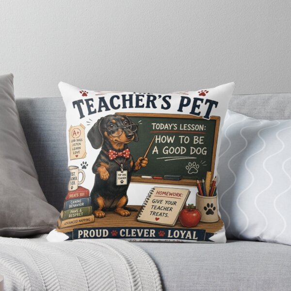 Item preview, Top Dog Teacher Funny Dachshund Teacher designed and sold by vitotheking.