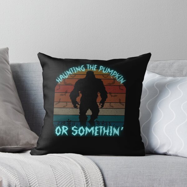 Item preview, Bigfoot Haunting The Pumpkin Funny Retro Sunset Sasquatch Adventure Design designed and sold by Logiprint.