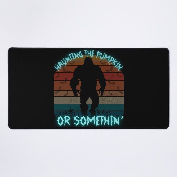 Item preview, Bigfoot Haunting The Pumpkin Funny Retro Sunset Sasquatch Adventure Design designed and sold by Logiprint.