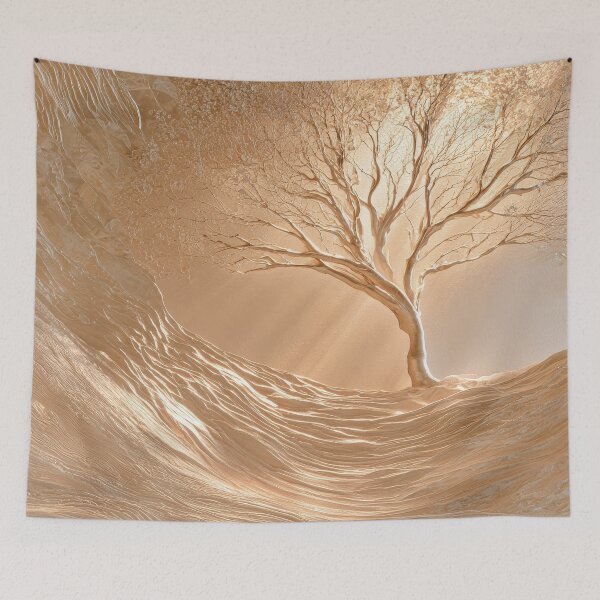Item preview,  Golden Tree of Life on Sand Dunes designed and sold by MargaretWiktor.