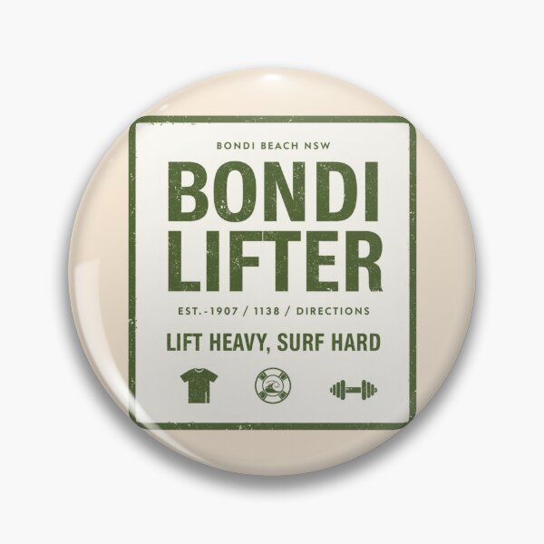 Item preview, Bondi Lifter Beach Gym Surf Australia Workout Aussie Slag designed and sold by Yellowriversss.