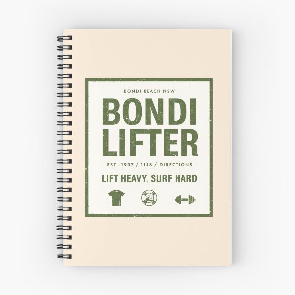 Item preview, Bondi Lifter Beach Gym Surf Australia Workout Aussie Slag designed and sold by Yellowriversss.