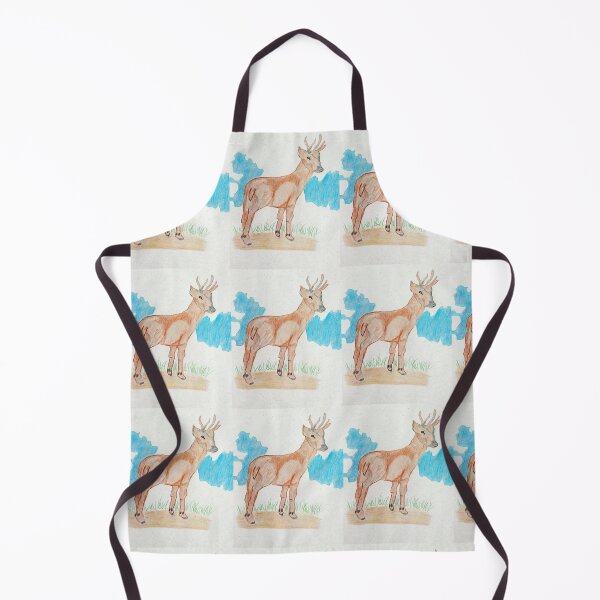 Item preview, Chilean Pudu in Blue Watercolor designed and sold by FaunaFina.