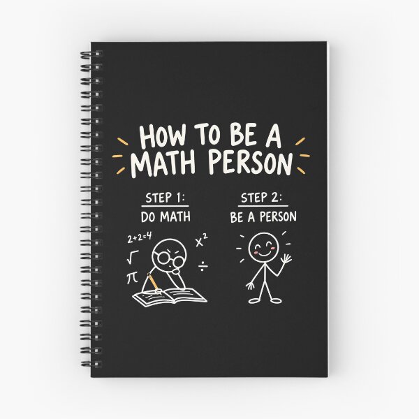 Item preview, How to Be a Math Person designed and sold by Lina Caro.