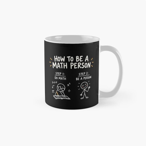 Item preview, How to Be a Math Person designed and sold by Lina Caro.