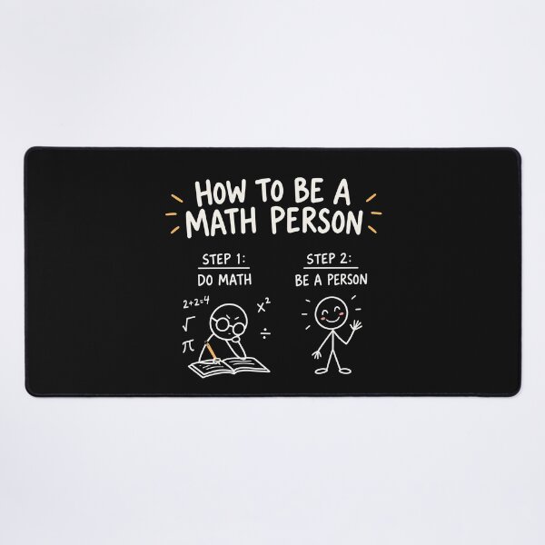Item preview, How to Be a Math Person designed and sold by Lina Caro.