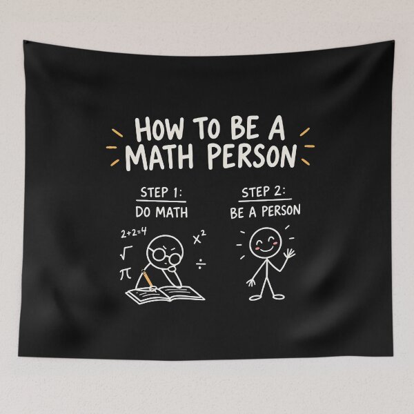 Item preview, How to Be a Math Person designed and sold by Lina Caro.