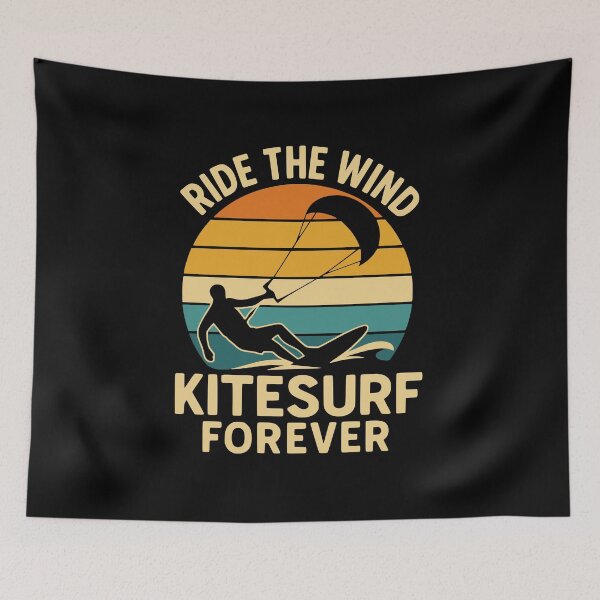 Item preview, retro kitesurfing designed and sold by kiakuki.