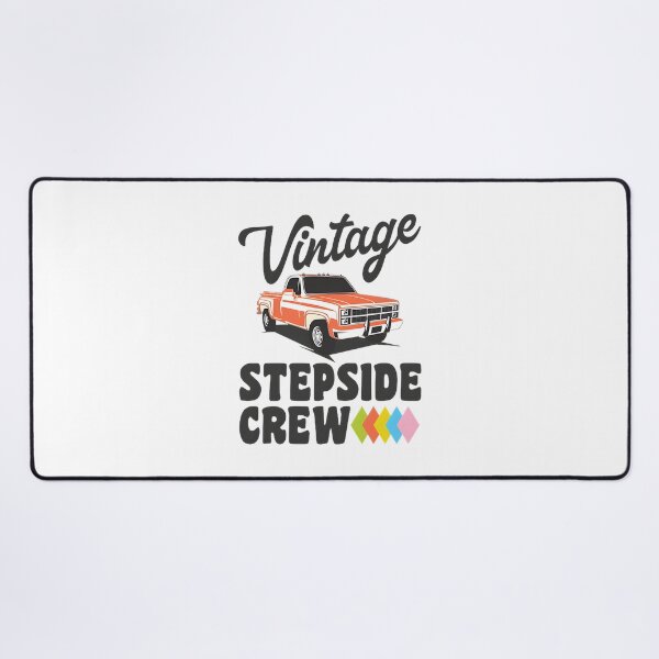 Item preview, Vintage Step Side Pickup Truck Illustration with Crew Short Bed Design designed and sold by WhutIsXbox.