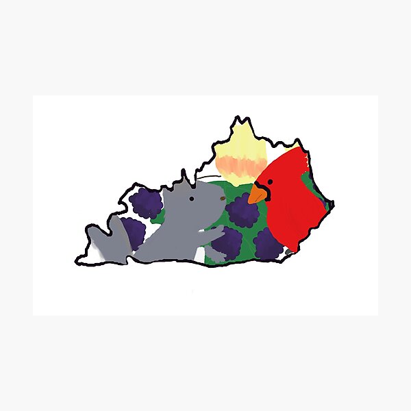 Item preview, Kentucky- inline version designed and sold by EmberGlowPress.