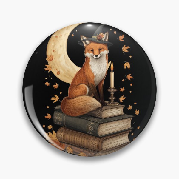 Item preview, Dark Academia Fox Reader designed and sold by ChicTrendz.