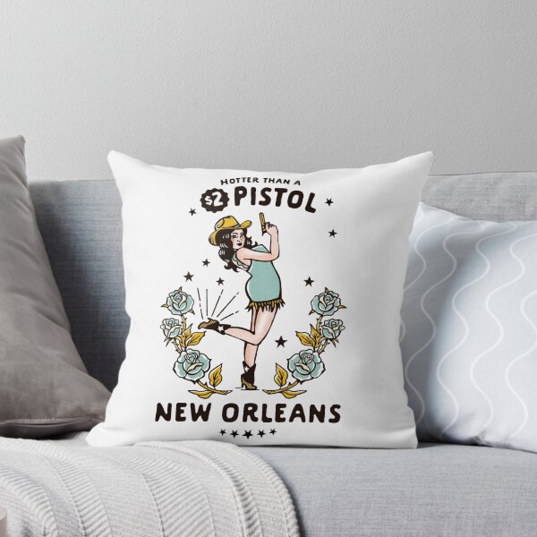 Item preview, New Orleans Cowgirl: Hotter Than A $2 Pistol designed and sold by The Whiskey Ginger Design Shop.