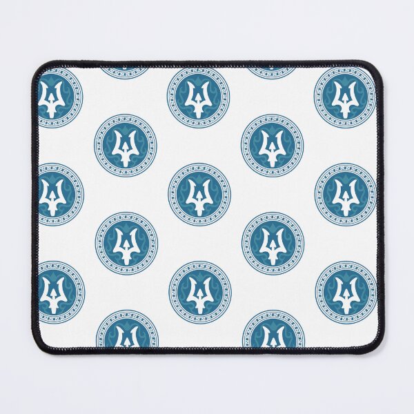 Item preview, Percy Jackson "Poseidon" Cabin Emblem Pattern (White Background) designed and sold by jamierachelz.