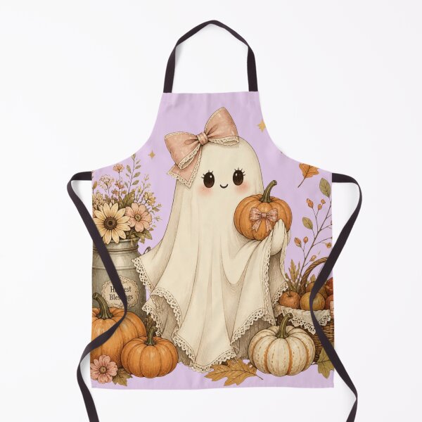 Item preview, Tender Ghost Autumn Blessings Floral Pumpkins Illustration designed and sold by GlaSher.