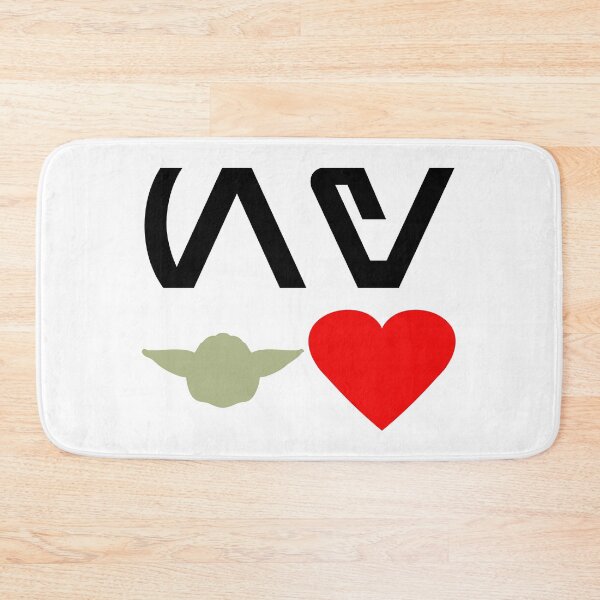 Item preview, New York Yoda Hearts in Aurebesh designed and sold by Karate Octopus.