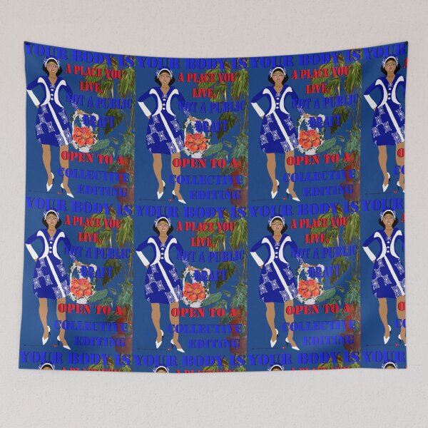 Item preview, "YOUR BODY IS NOT A PUBLIC DRAFT" no.34 designed and sold by VAVibrationArt.
