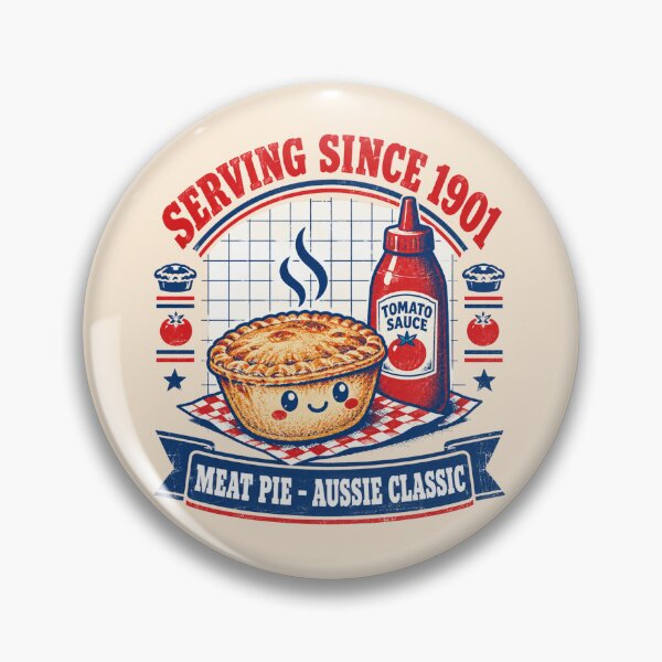 Item preview, Serving Since 1901 Meat Pie Aussie Classic Australia Food designed and sold by Yellowriversss.
