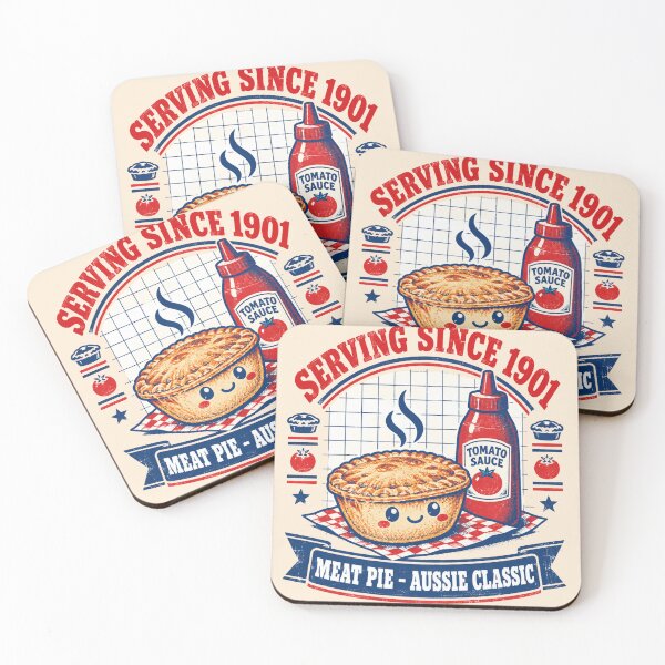 Item preview, Serving Since 1901 Meat Pie Aussie Classic Australia Food designed and sold by Yellowriversss.