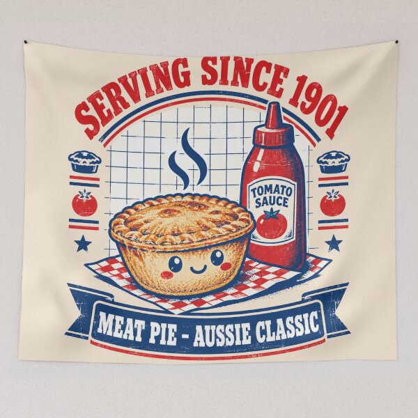Item preview, Serving Since 1901 Meat Pie Aussie Classic Australia Food designed and sold by Yellowriversss.