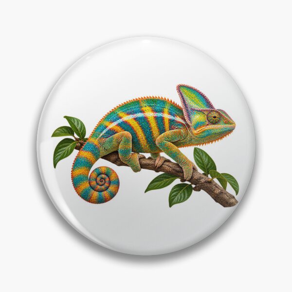 Item preview, Colorful Veiled Chameleon designed and sold by RBBeachDesigns.