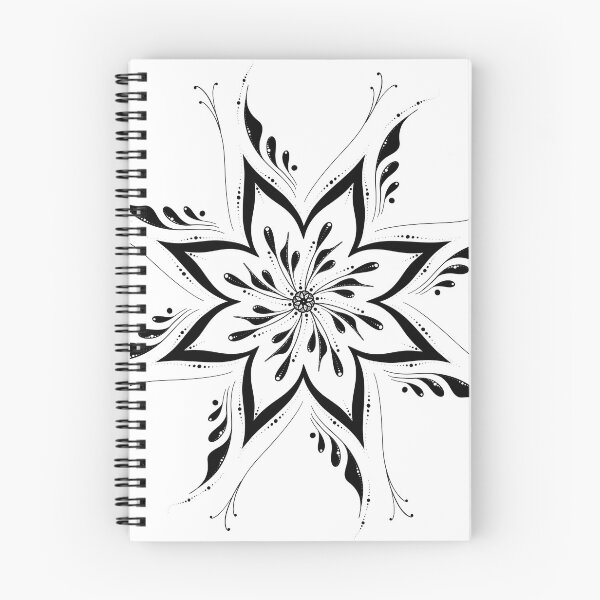Artikelvorschau, Zierblume – Gepunktetes Blumenmandala entworfen und verkauft von LolaCrea-Art.