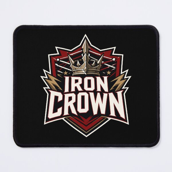 Item preview, Iron Crown Wrestling Championship Emblem designed and sold by Dogy Corgi.