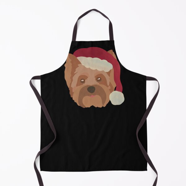Item preview, Christmas Yorkshire Terrier illustration designed and sold by FandomizedRose.