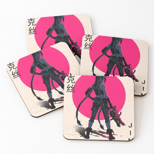 Item preview, Jinx - Arcane - League of Legends - Neo Retro style designed and sold by Neo / Retro Design.